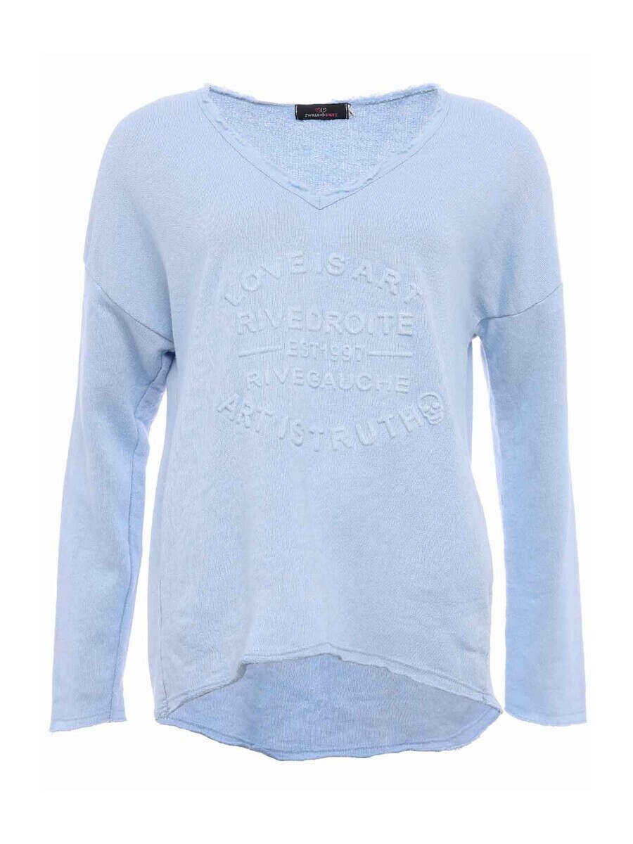 

Свитер Zwillingsherz Sweatshirt Love is Art, светло-синий