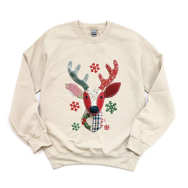 

Свитшот женский с принтом в стиле пэчворк с оленями Simply Sage Market, Dust, Зеленый, Свитшот женский с принтом в стиле пэчворк с оленями Simply Sage Market, Dust