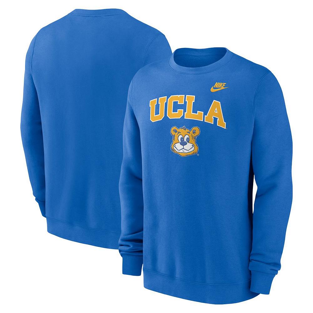 

Мужской синий свитшот из саржи Nike UCLA Bruins Legacy Classic Tackle с вышитой аркой и логотипом, цвет Ucl Blue