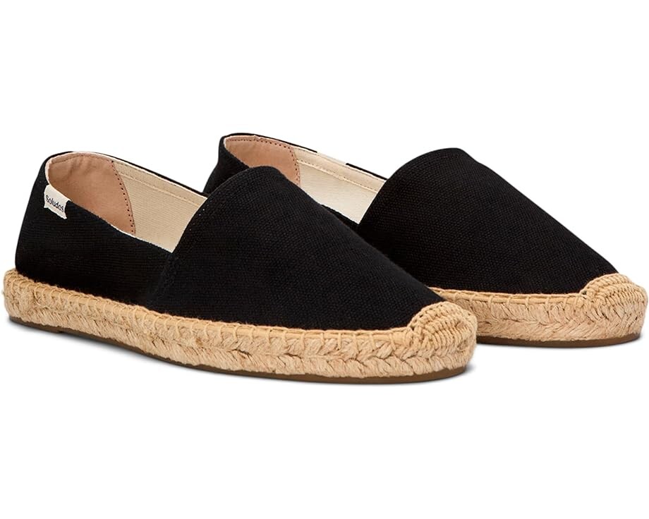 Туфли на плоской подошве Soludos Original Espadrille, цвет Noche Black
