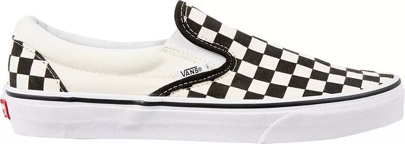 

Классические слипоны Vans, черный/белый