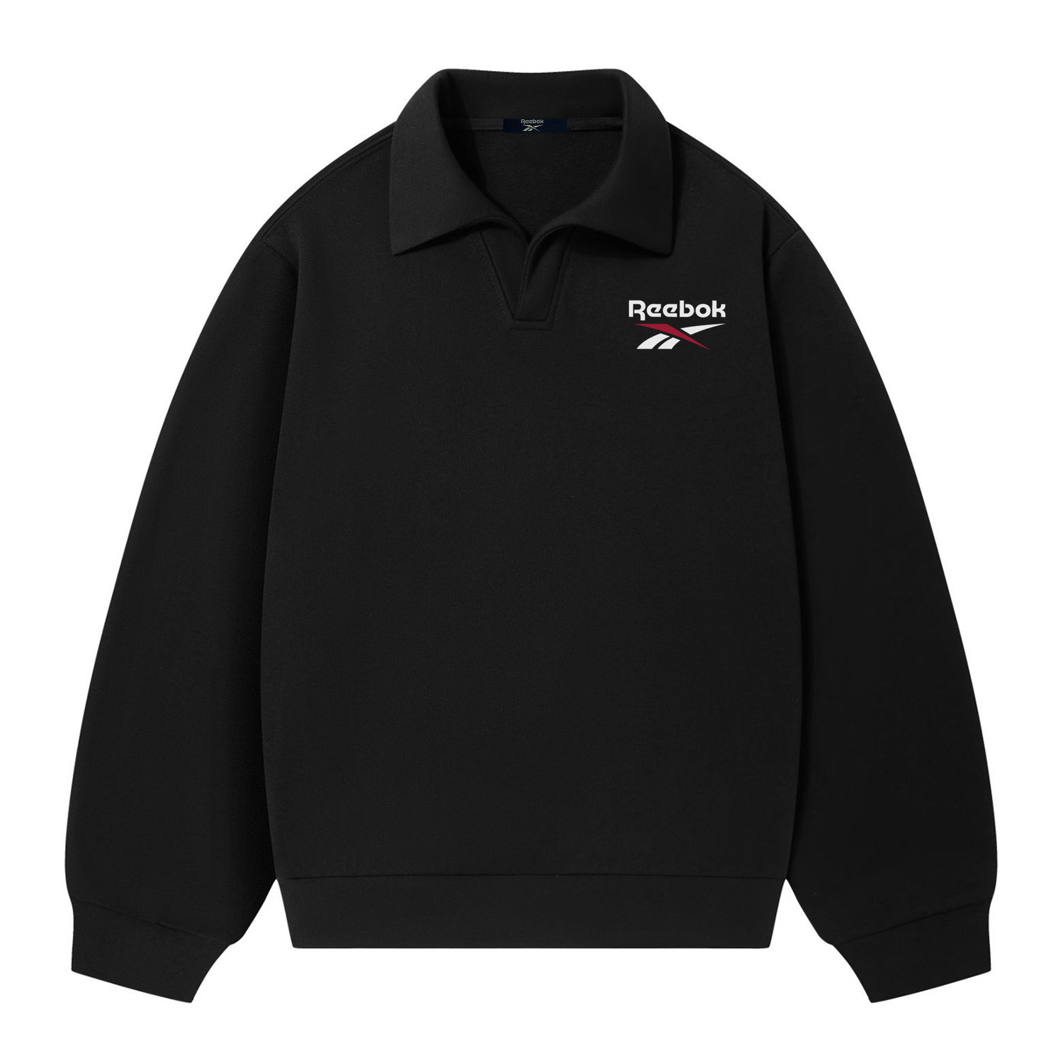 

Свитшот Unisex Lapel Moderate Regular Reebok, черный