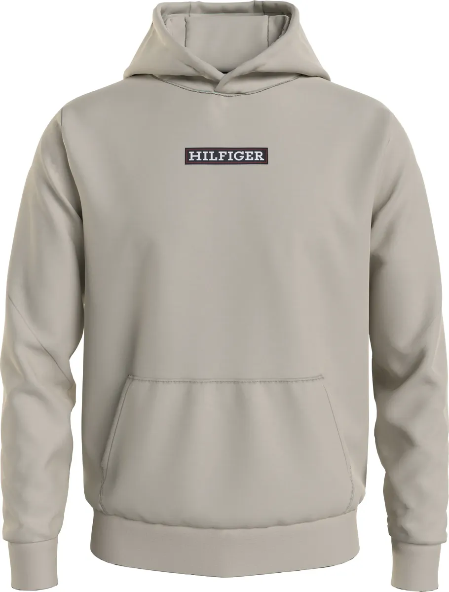 

Толстовка Tommy Hilfiger "GRAPHIC HOODY" с принтом Hilfiger на груди, цвет Bleached Stone
