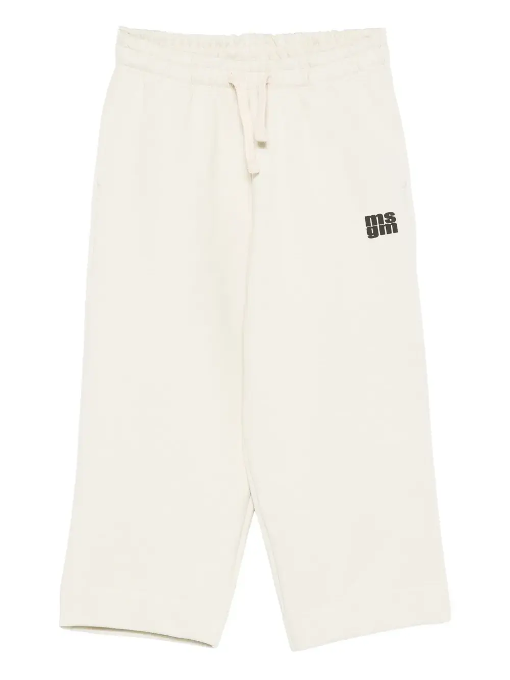 

Брюки с логотипом и завязками MSGM Kids, нейтральный