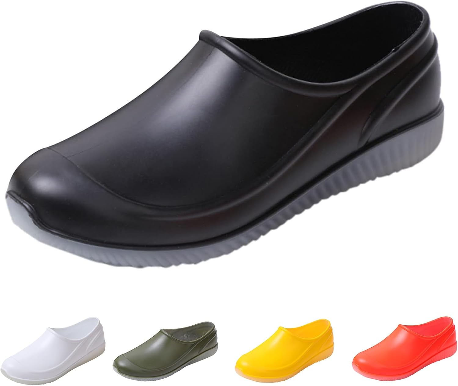 

Кухонная обувь, женские сабо Armadillo, противоскользящие туфли, обувь для кухни для мужчин, водо- и маслостойкие, низкие дождевые сапоги, удобные легкие унисекс сабо Generic, черный