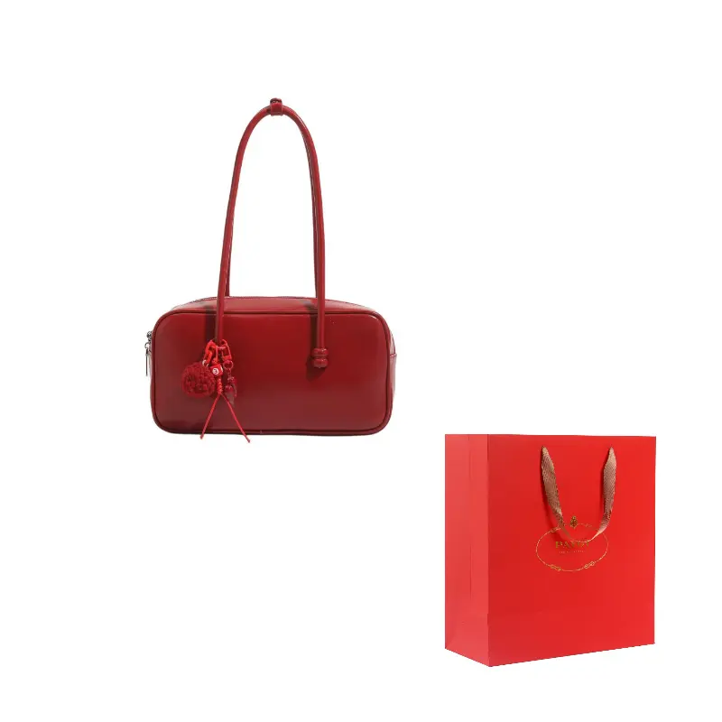 

PAYOT Синтетическая кожаная сумка через плечо Women's Red/Brown/Black