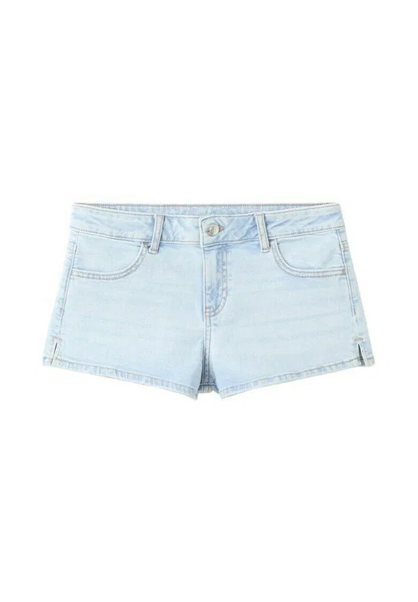 Подростковые джинсовые шорты Mango Kids, Light Blue — фото 4