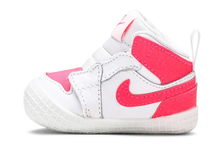 Кроссовки Air Jordan Air Jordan 1 Crib Bootie 'Racer Pink', розовый — фото 4