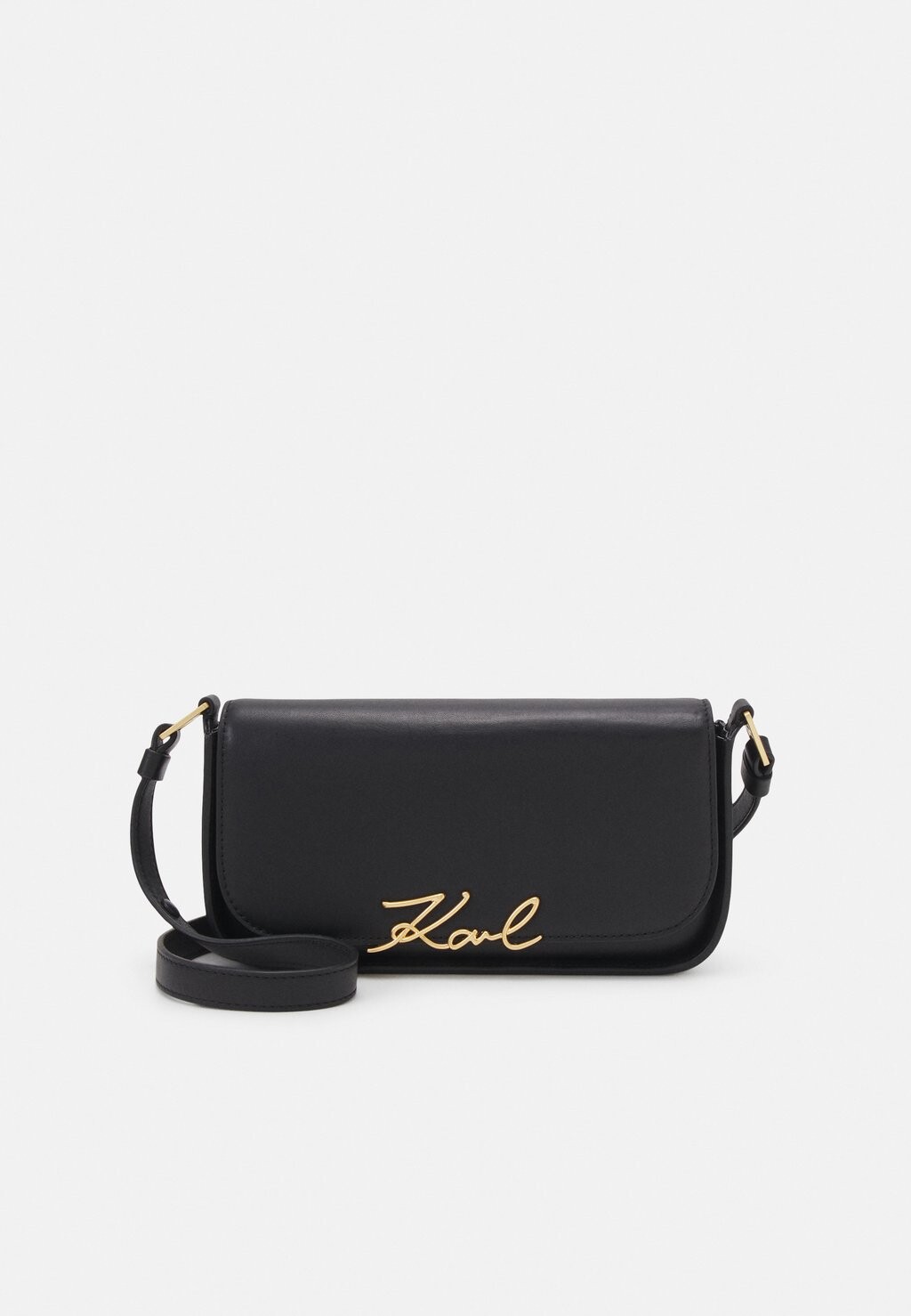 

Сумка через плечо Signature KARL LAGERFELD, черная