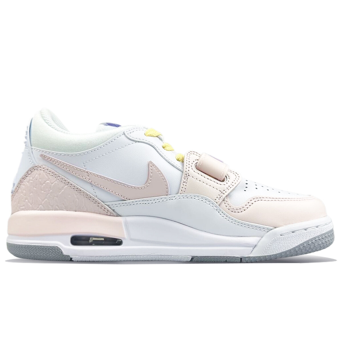 Кроссовки Jordan Legacy 312 Vintage Basketball Shoes Women's Low-top Pink/white, белый — фото 2
