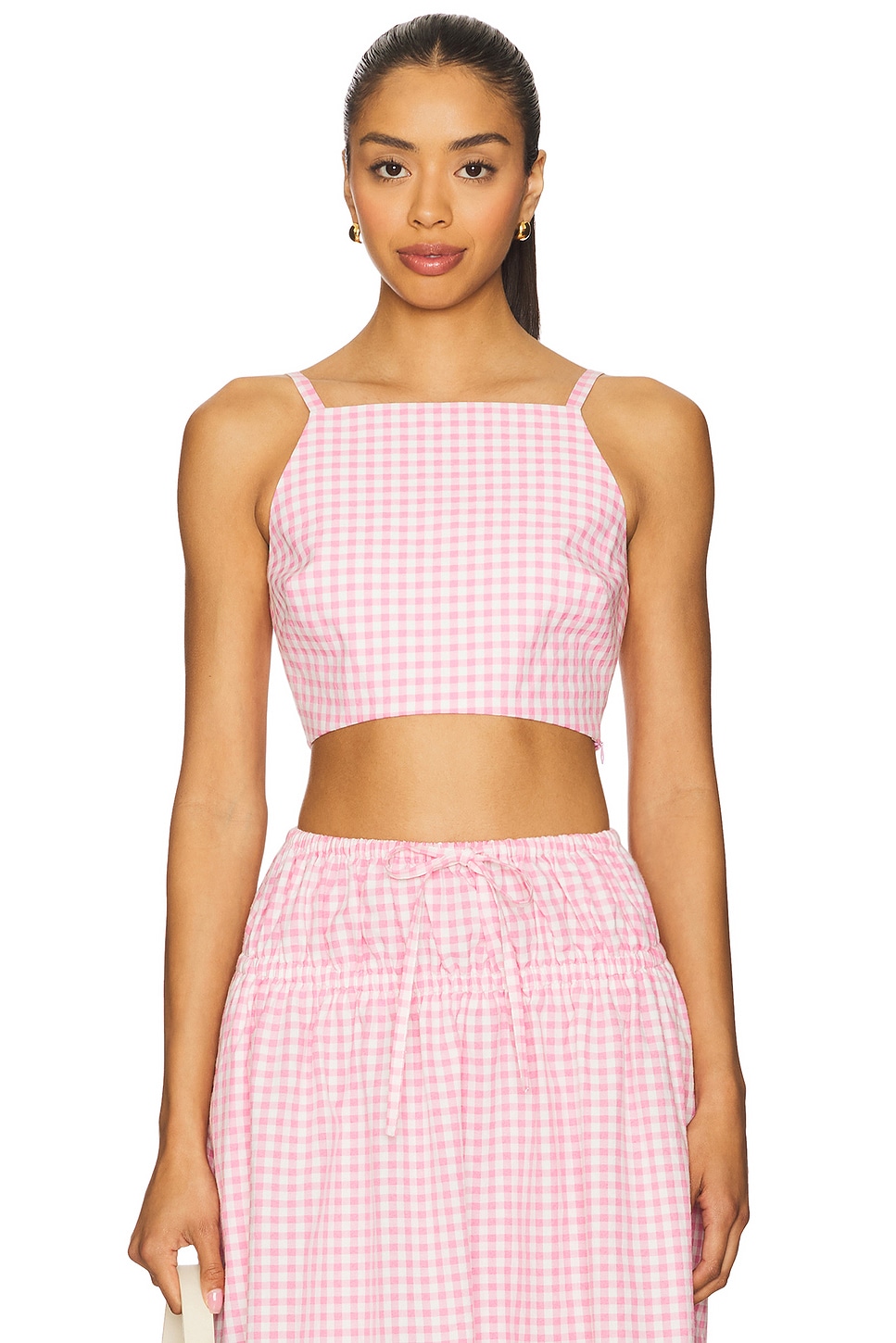 

Короткий топ Aimee Lovers And Friends, pink gingham