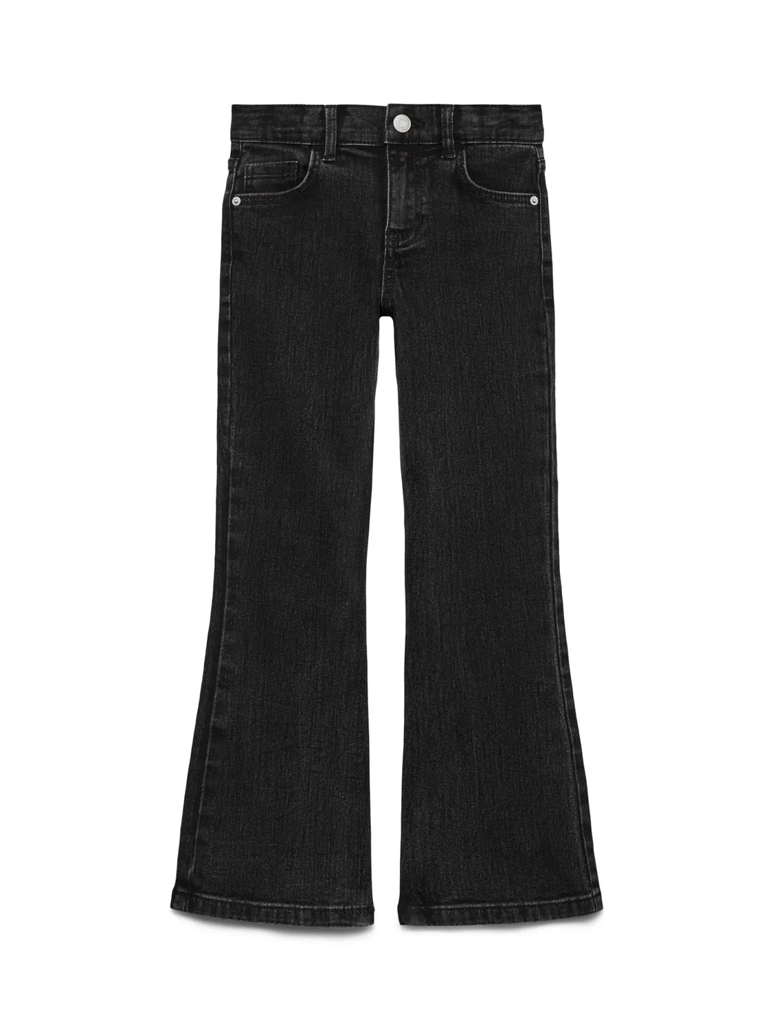Расклешенные джинсы Vero Moda Girl VMRiver черного цвета