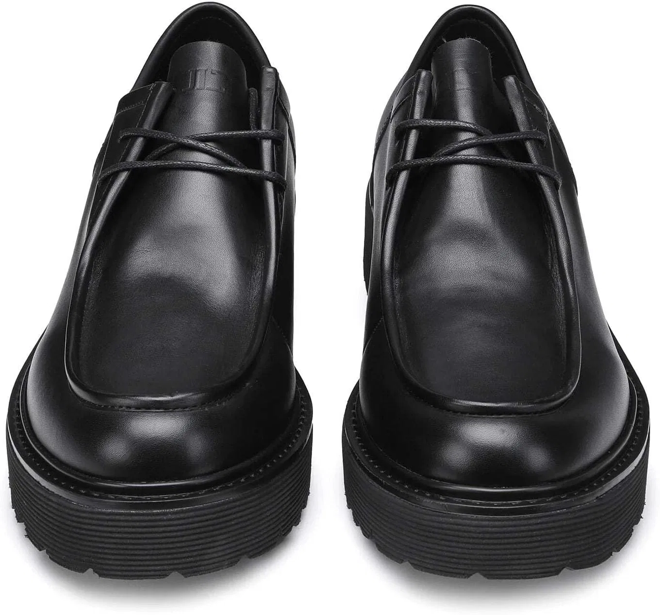 Туфли Cult - Leather laces for men, Black — фото 4