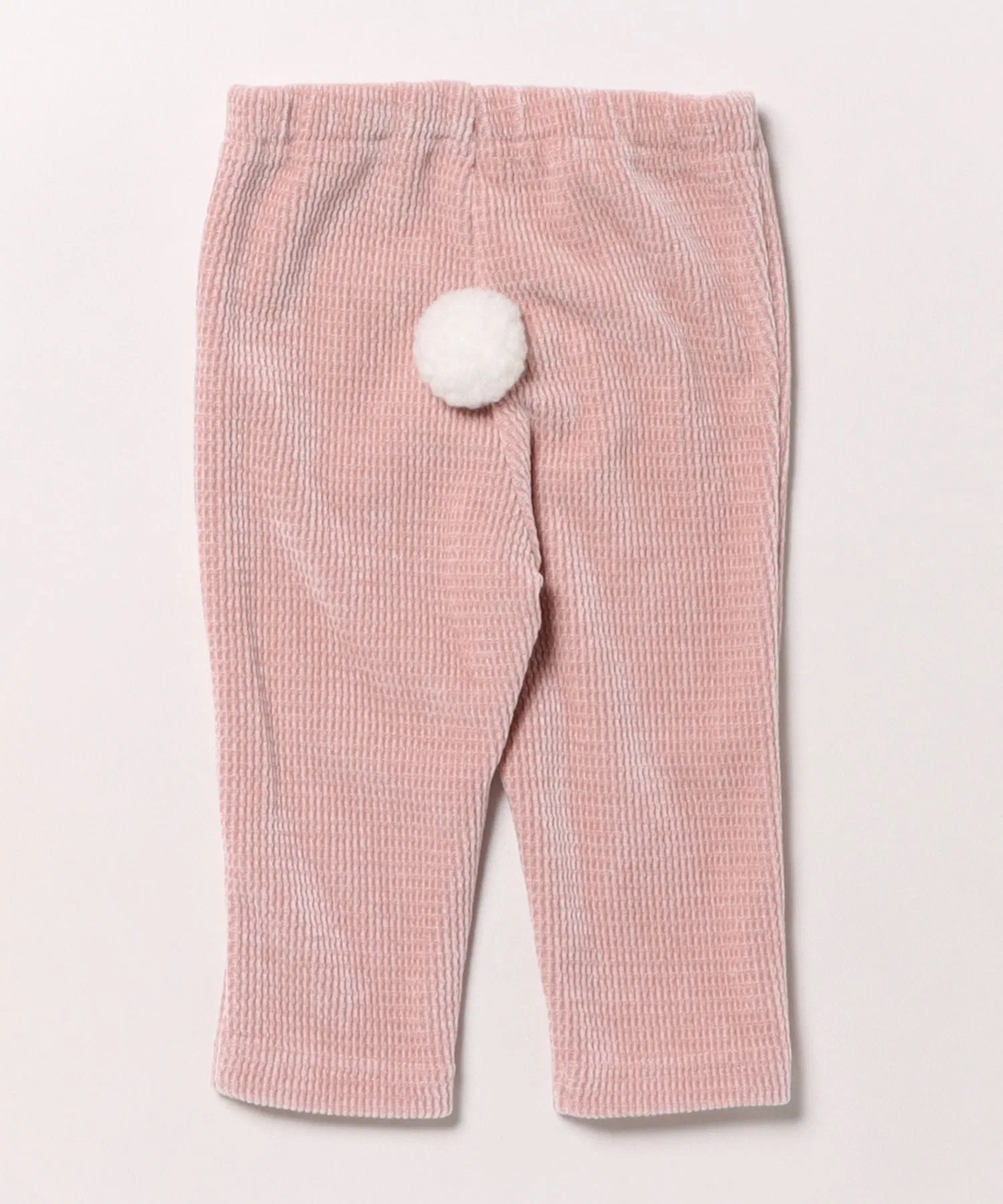 Детские брюки-спагетти из вельвета Hakka Baby бежевые — фото 4