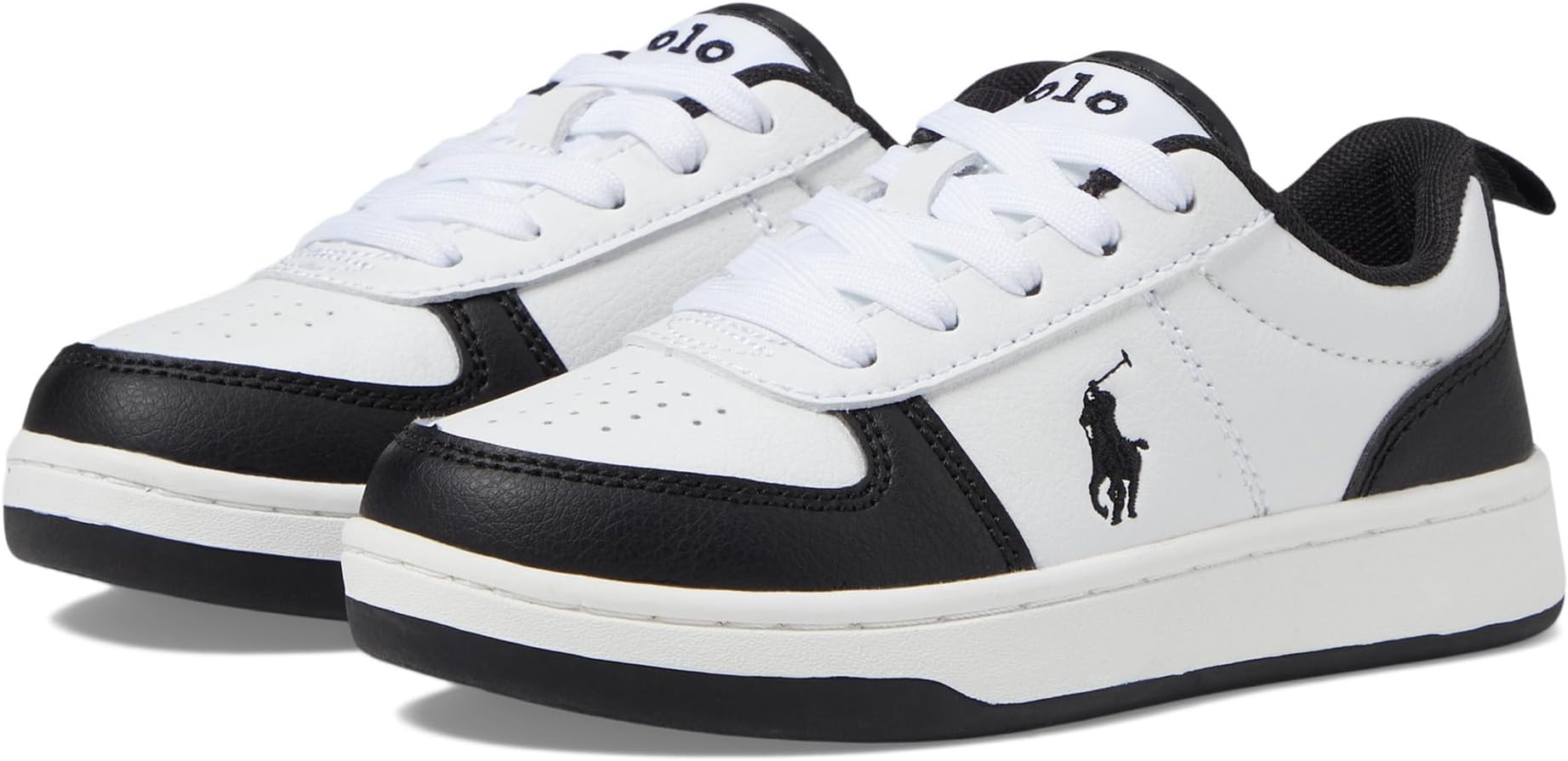 

Кроссовки Polo Ralph Lauren Polo Court II, черный/белый