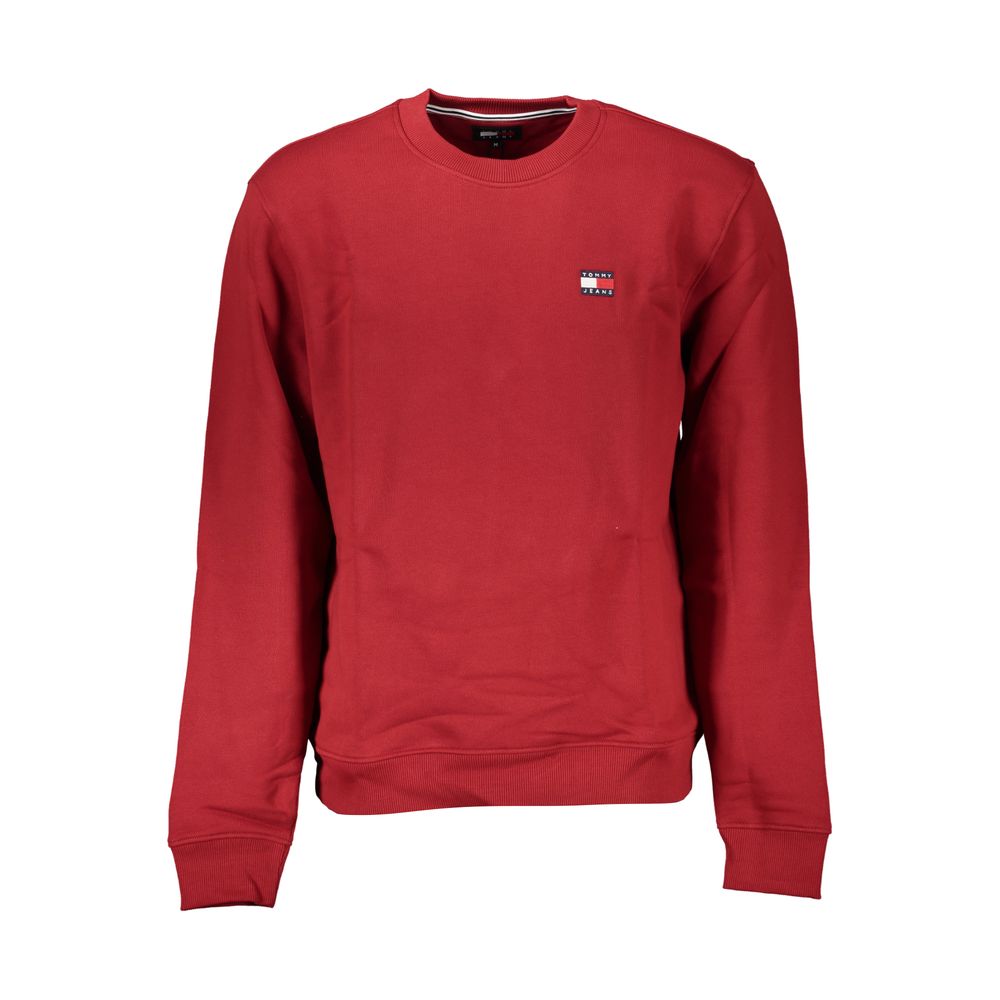 

Розовый хлопковый мужской свитер Tommy Hilfiger
