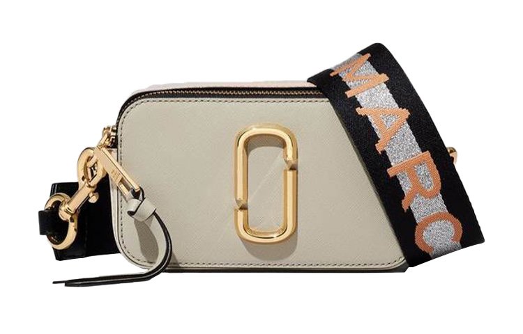 

Сумка через плечо Snapshot Cow Leather, маленькая женская кроссбоди Ecru MARC JACOBS, Set (Bag+Dust Bag)