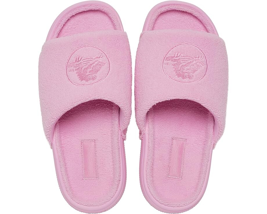 Сандалии Crocs Classic Towel Slide, цвет Pink Tweed — фото 2