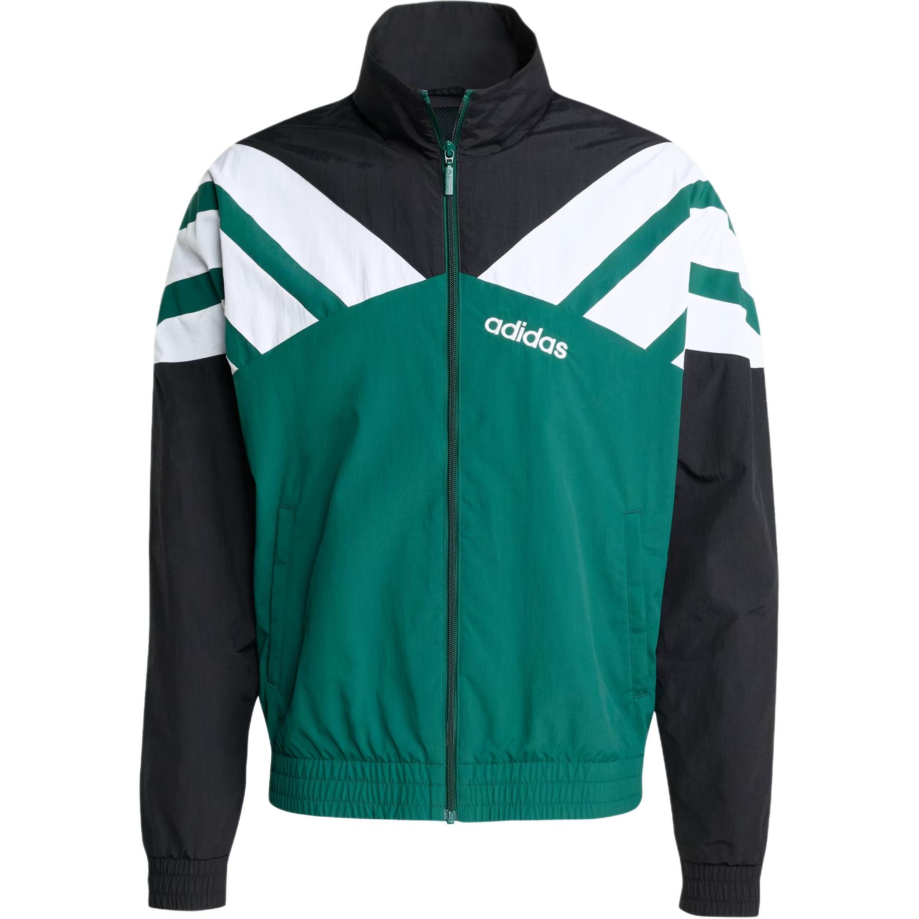 Adidas Track Jacket с цветными блоками Adidas Originals, зеленый (comes with 3 pairs of adidas socks) — фото 2