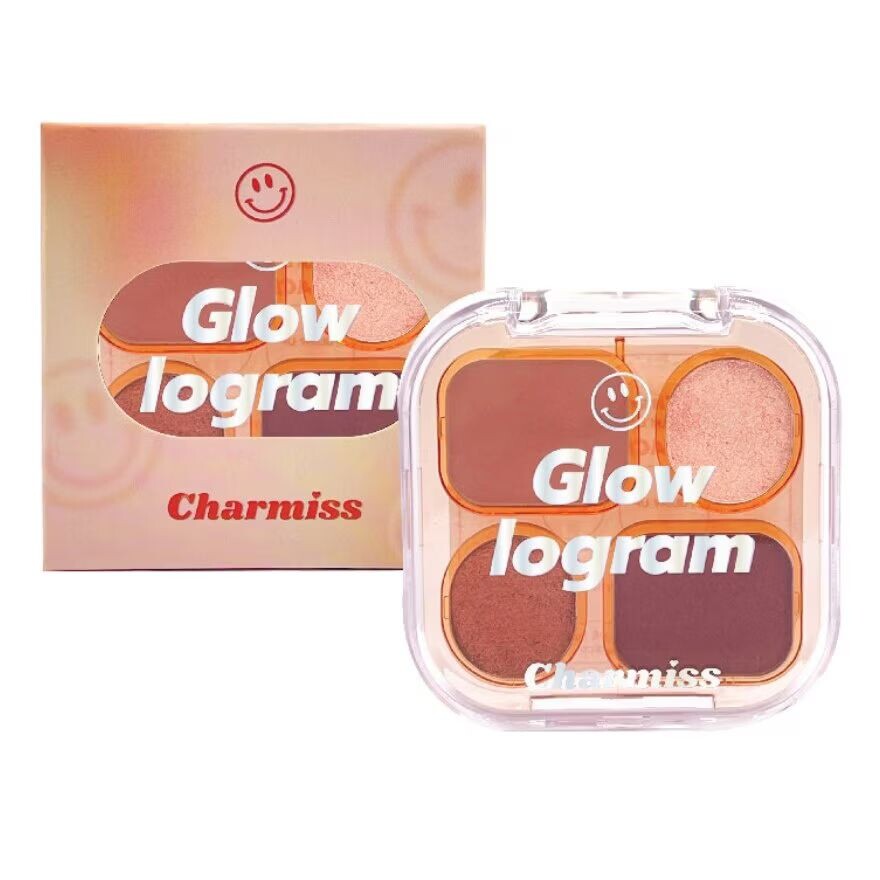 

Charmiss Палитра теней Glowloggram 4г. 02 Персиковая энергия, Peach Energy