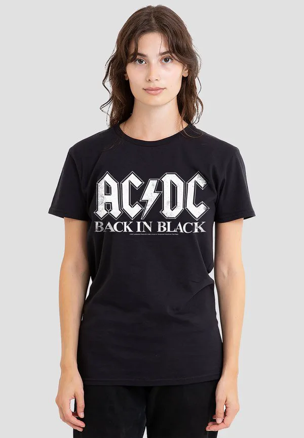 

Футболка с принтом "снова в продаже" Ac/Dc, Black, Черный, Футболка с принтом "снова в продаже" Ac/Dc, Black