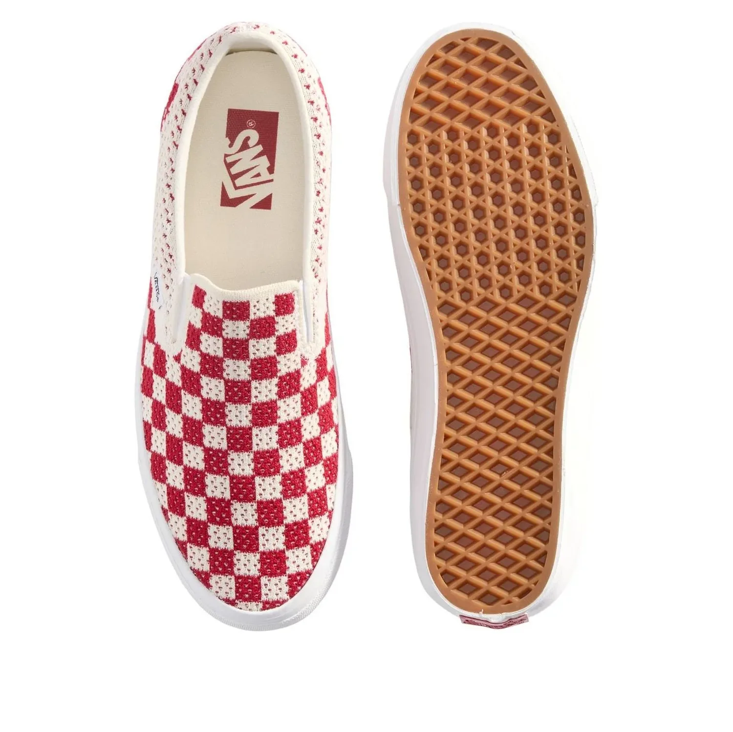 Слипоны Vans Premium Slip-on EK 'Red Checkerboard' — фото 3