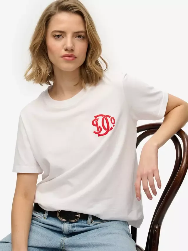 Футболка свободного кроя SD&Co, Optic Superdry — фото 4