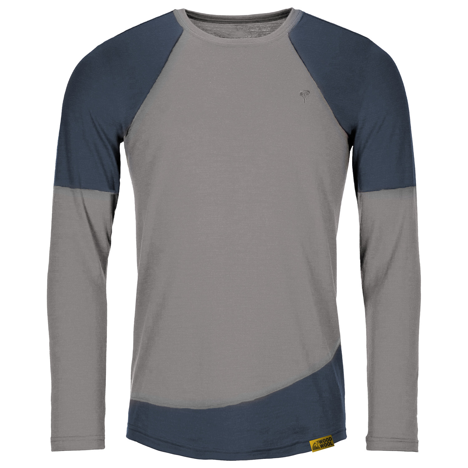 

Рубашка из мериноса Grüezi Bag Woodwool Longsleeve Mr Picard, цвет Slate Grey