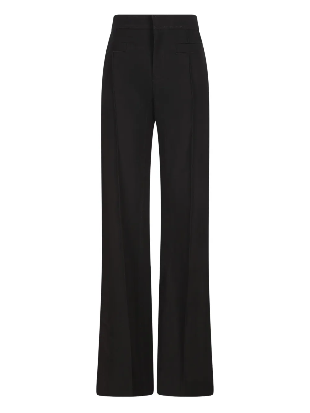 

Брюки из хлопка на заказ CHLOÉ, черный