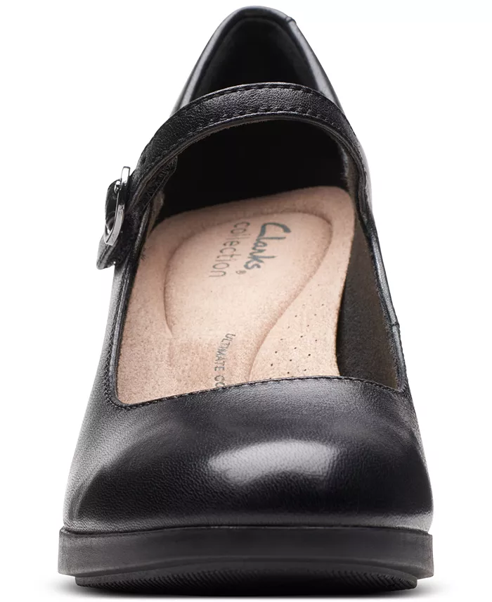 Женские платформенные туфли-лодочки Bayla Nora Mary Jane Clarks, черный — фото 3