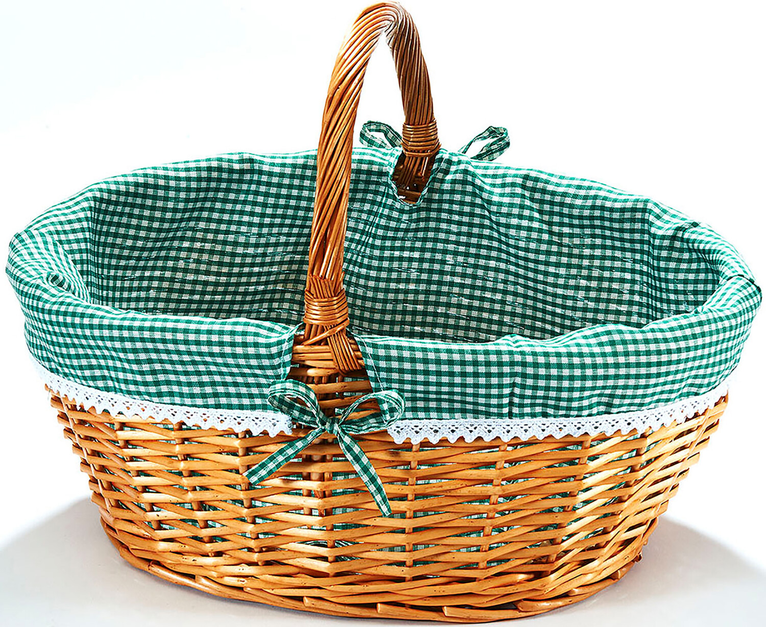 

Сумка шоппер kobolo Einkaufskorb GREEN CHECK, коричневый