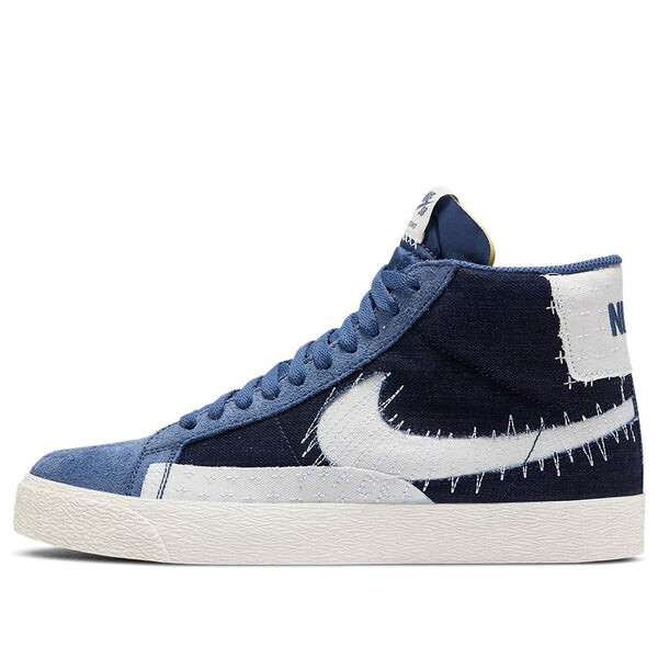 

Кроссовки блейзер средний sb Nike, синий
