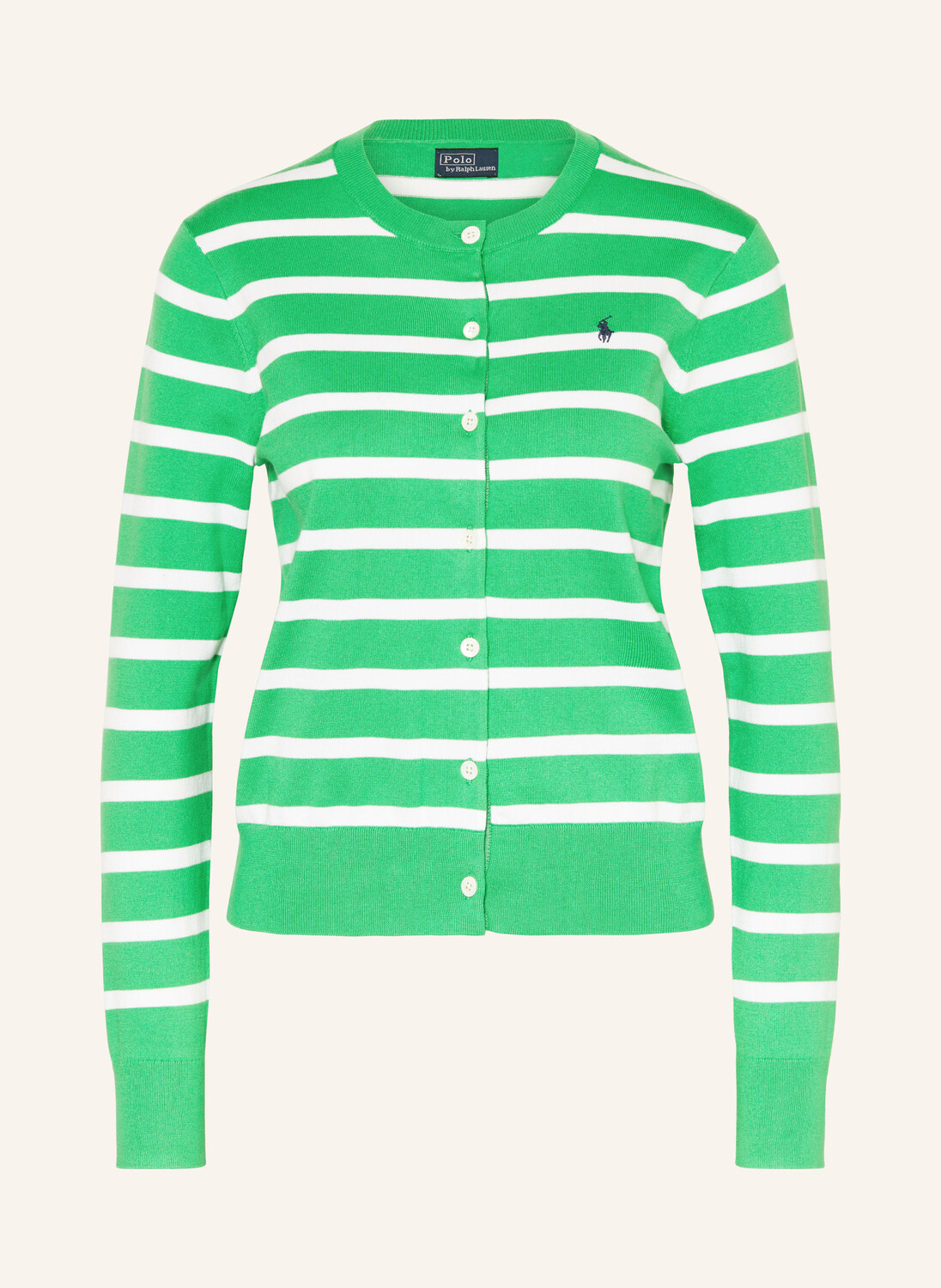 

Кардиган POLO RALPH LAUREN, зеленый/белый