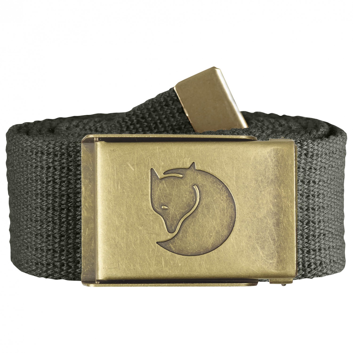 

Ремень Fjällräven Canvas Brass Belt 4 cm, цвет Mountain Grey