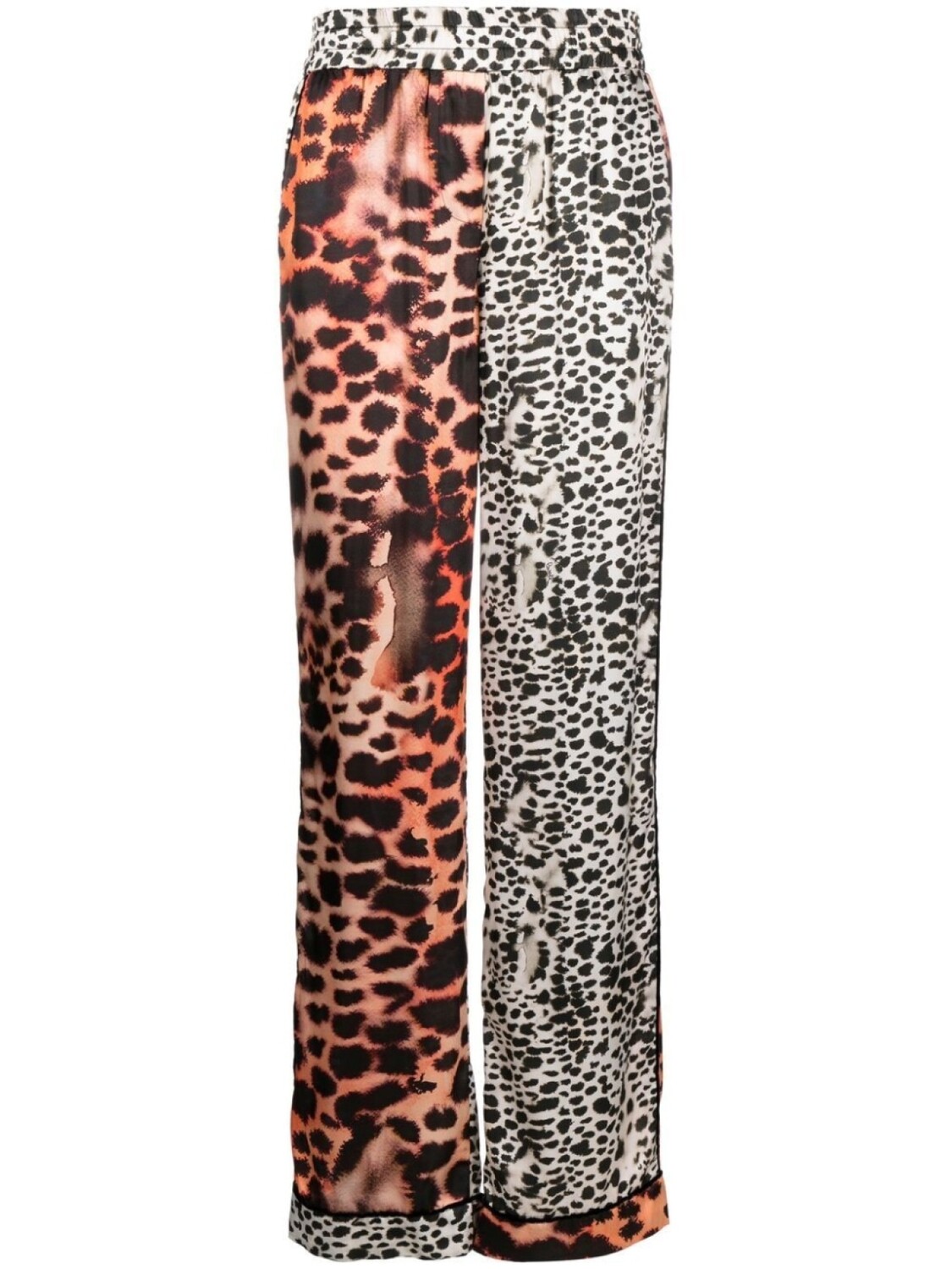 

Брюки с леопардовым принтом Roberto Cavalli, бежевый