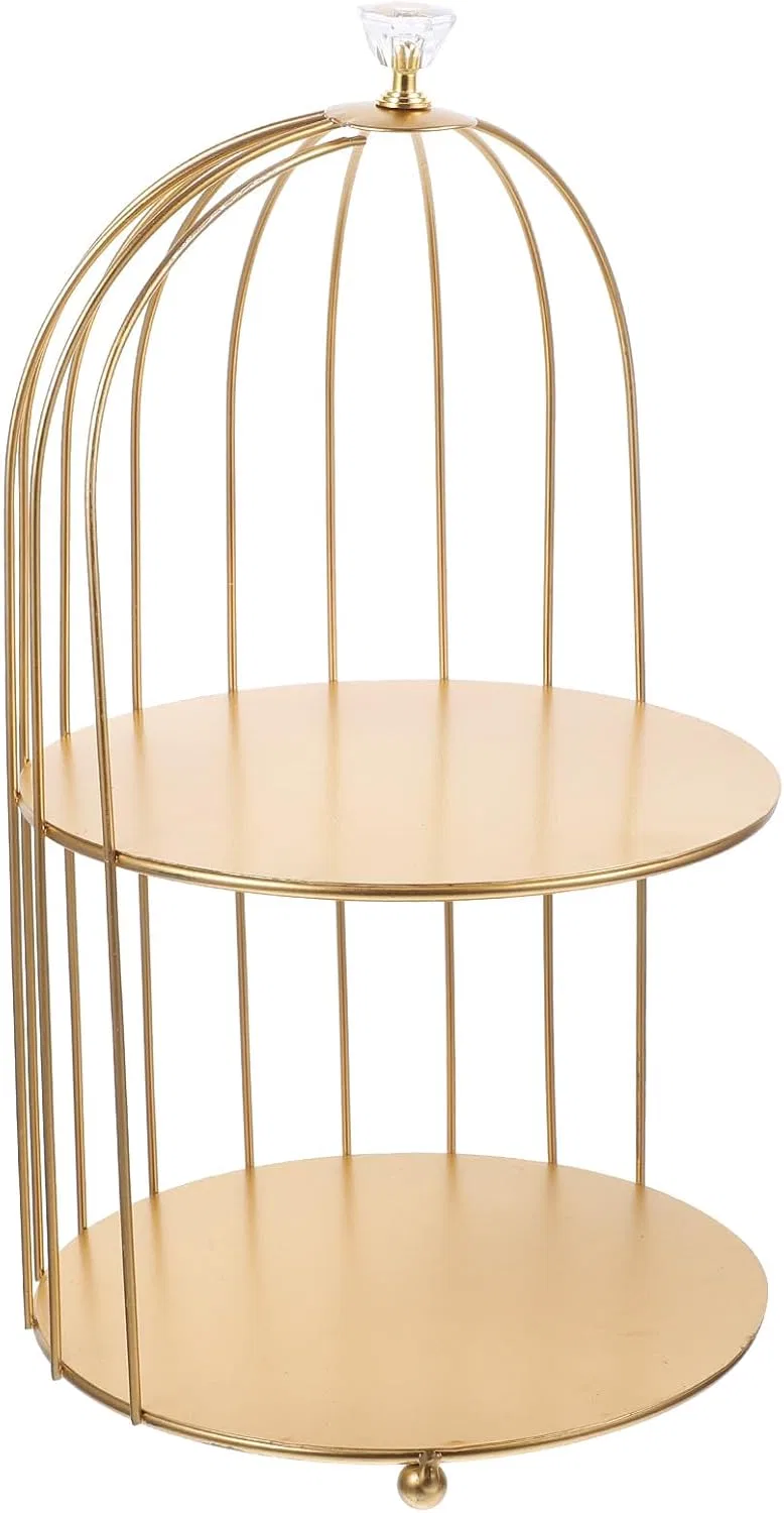 Подставка для косметики птица GALPADA золотой 34x20x20 см