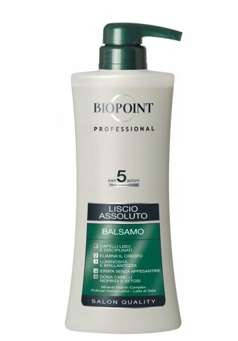 

Бальзам для разглаживания волос. Biopoint Liscio Assolu —
