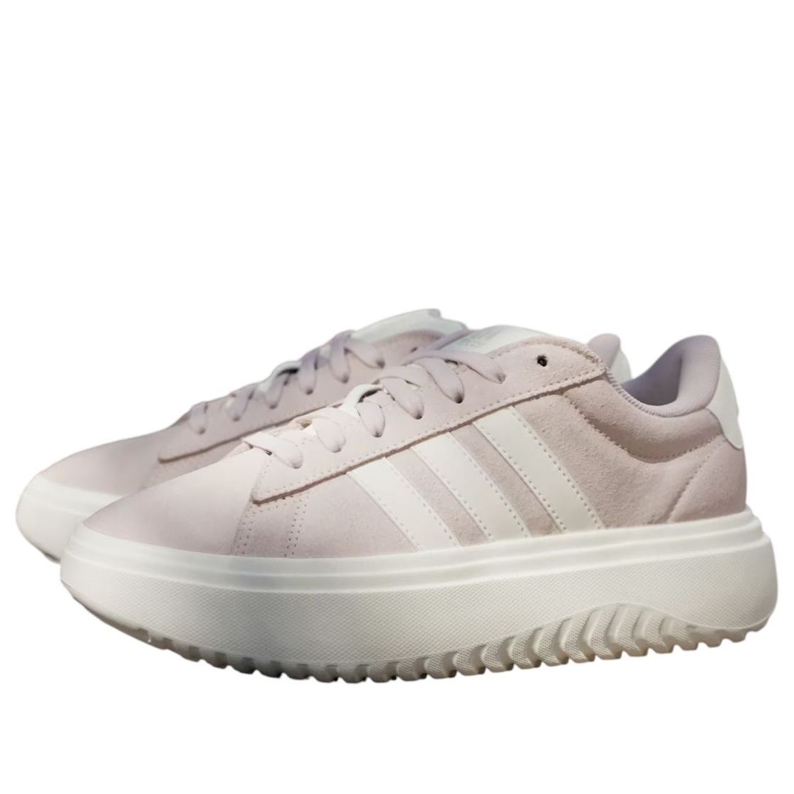 Кроссовки (WMNS) adidas Grand Court Platform 'Putty Mauve White' — фото 3