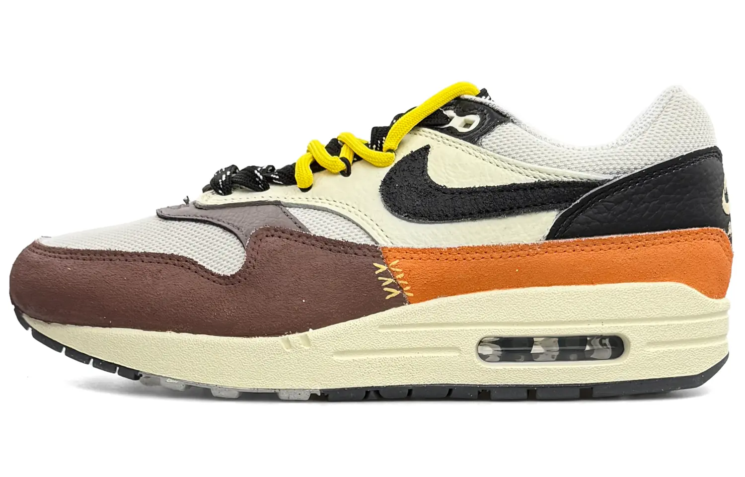 

Кроссовки Air Max 1 мужские низкие черный/коричневый Nike
