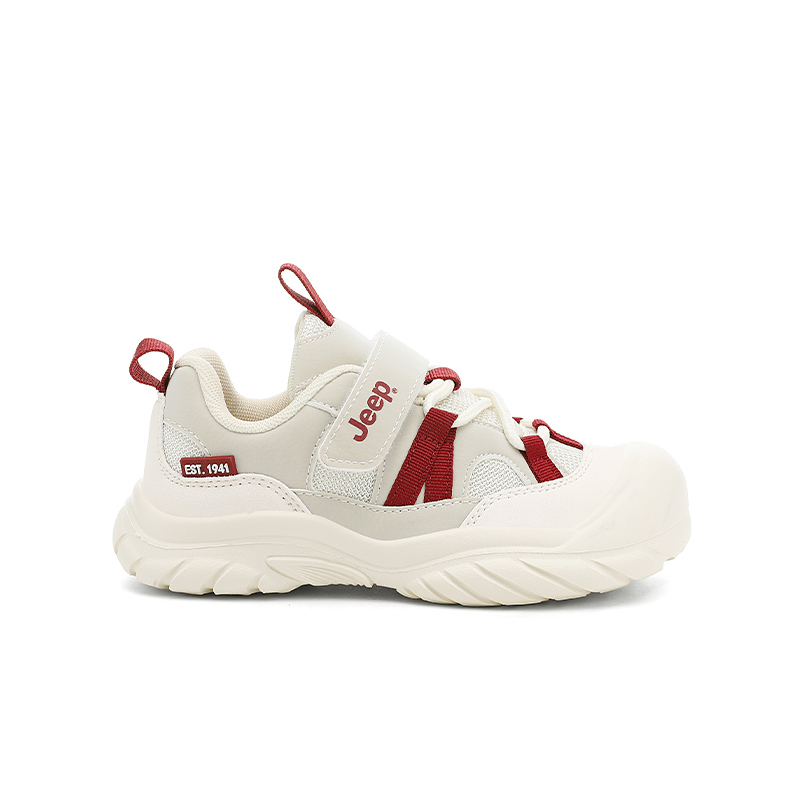 Jeep Беговые кроссовки Running Collection Waterproof Lightweight Cushioning Low top Casual, цвет beige burgundy, детские — фото 4
