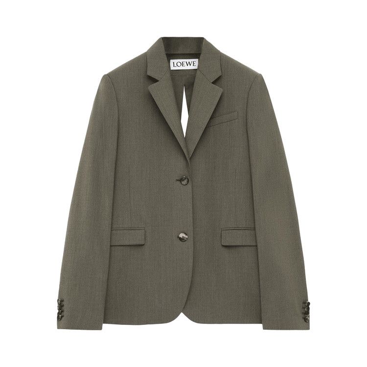 

Куртка Loewe Tailored Jacket, Khaki Green