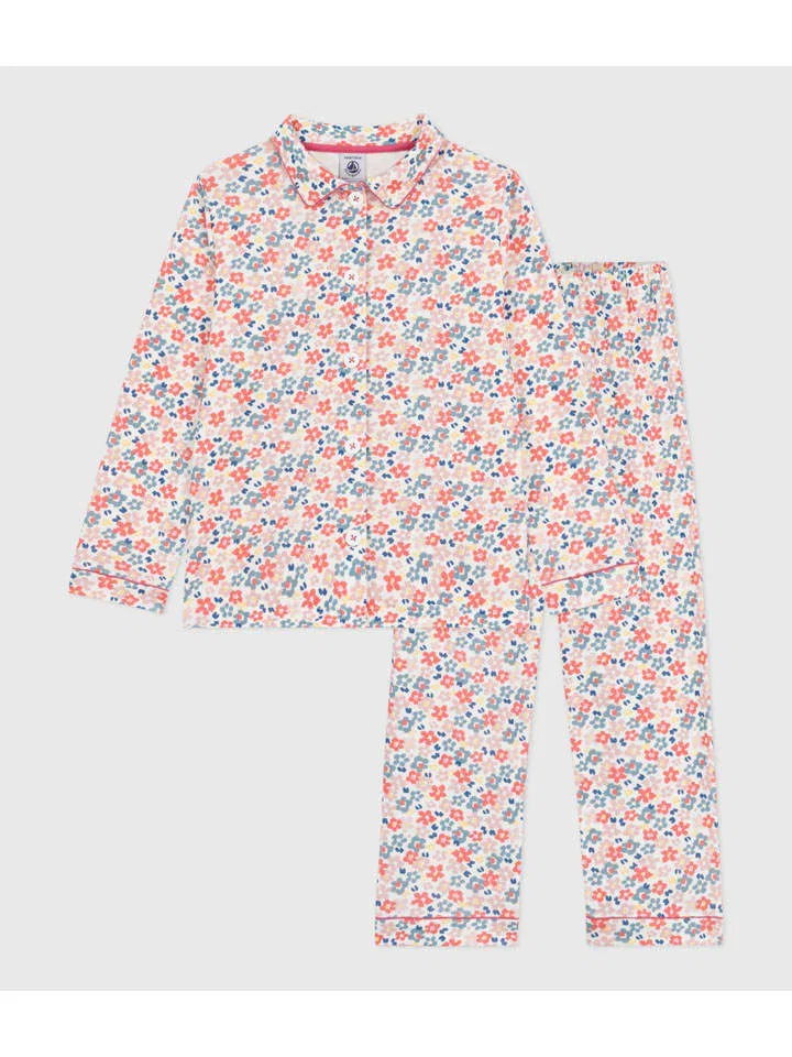Пижама из хлопка, Petit Bateau, разноцветная