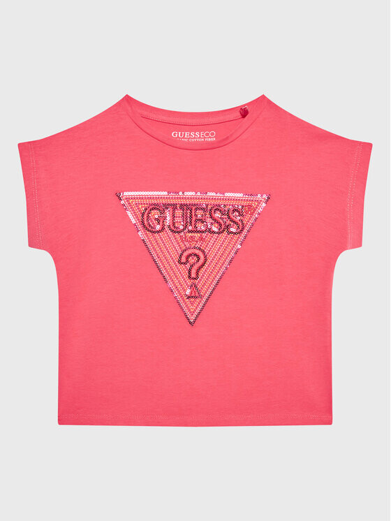 

Футболка свободного покроя Guess, розовый