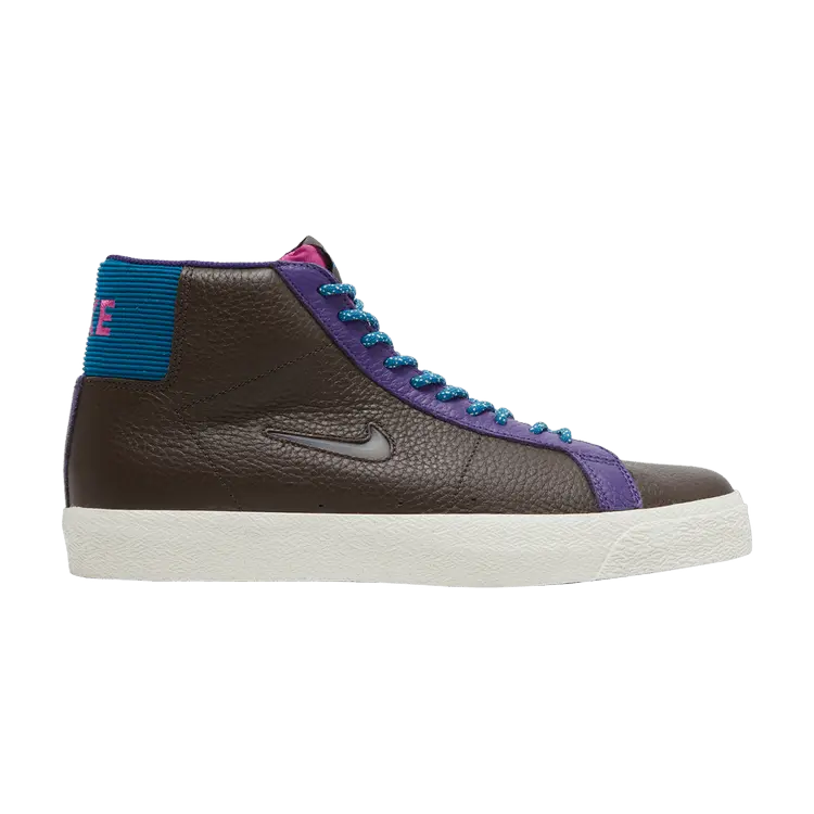

Кроссовки Nike Zoom Blazer Mid Premium SB 'Pacific Northwest', коричневый