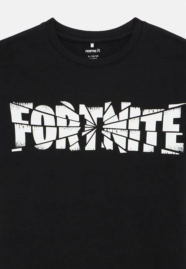 Футболка с принтом nkmjamba fortnite Name It, Black — фото 3