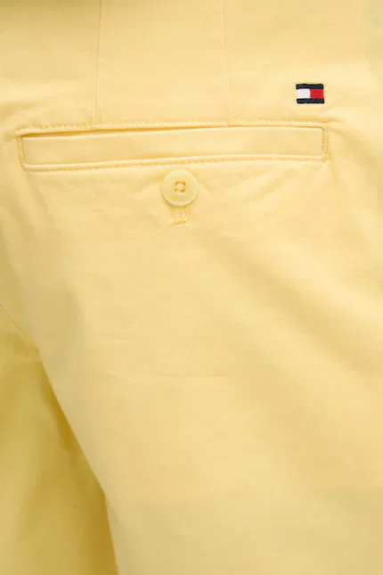 Шорты из хлопка с эластаном Tommy Hilfiger, желтый — фото 4