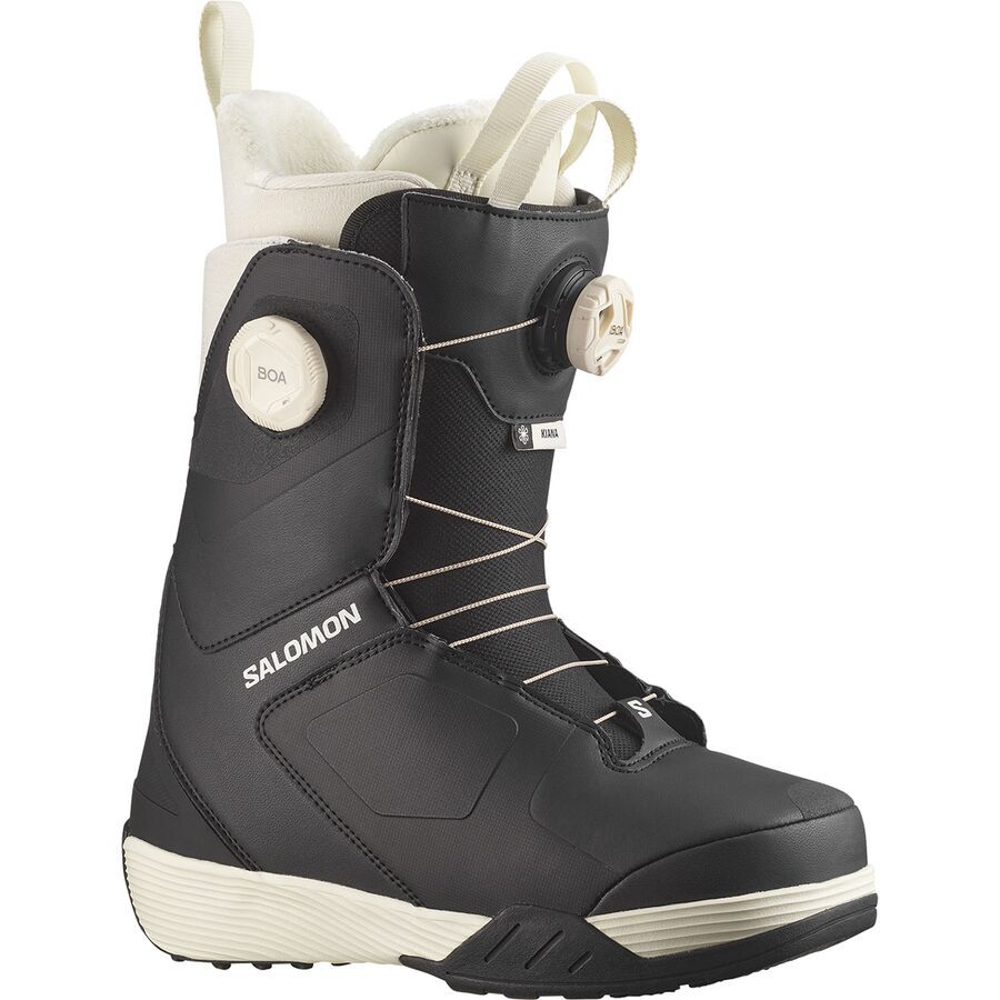 

Ботинки для сноуборда Salomon Kiana Dual BOA Salomon, Black/Black/Vanilla Ice