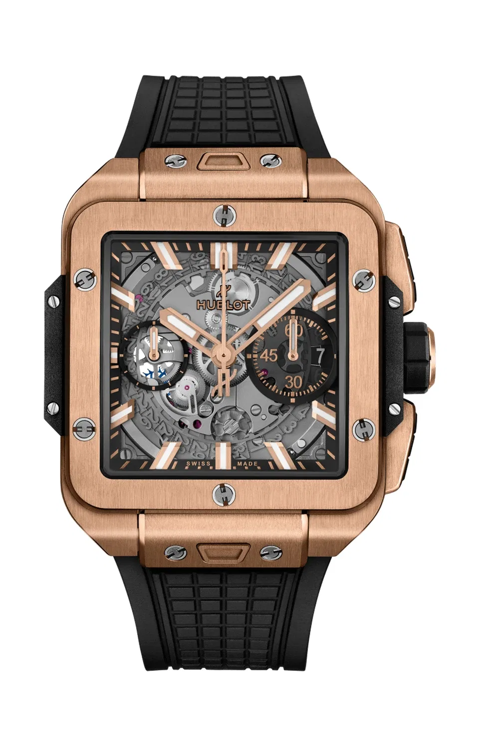 Сквэр Бэнг Уникo Кинг Голд 42 мм - 821.OX.0180.RX HUBLOT, золотой