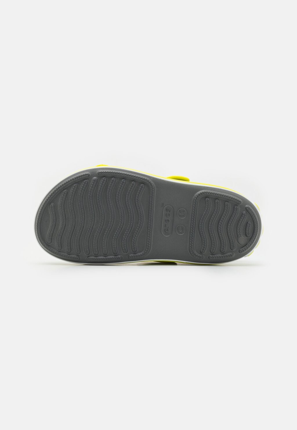 Сандалии для купания Crocband Cruiser Unisex Crocs, сланцево-серый/кислотность — фото 2
