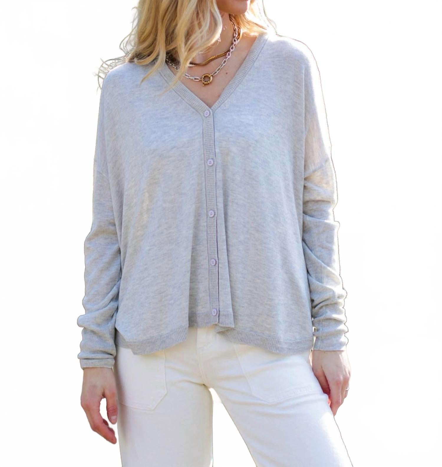 

C.T.plage Кардиган на пуговицах, серый